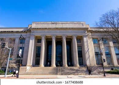 Cambridge MA USA - 3/16/2020 - Campus Of The Massachusetts Institute Of Technology