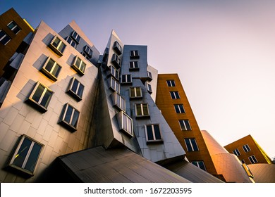 Cambridge MA USA - March 5 2020 - Ray And Maria Stata Center In Massachusetts Institute Of Technology