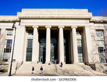 Cambridge, Massachusetts /United States-3/16/2019: Rogers Building For School Of Architecture Of MIT