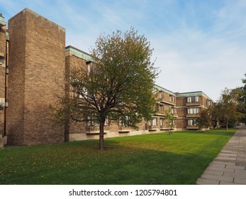 CAMBRIDGE, UK - CIRCA OCTOBER 2018: Churchill College