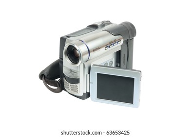 Camcorder Isolated On White Background