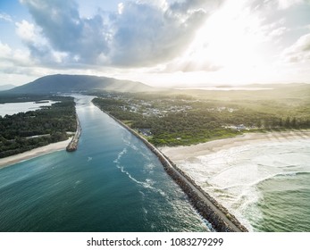 Camden Haven Inlet At Sunset. NSW, Australia.