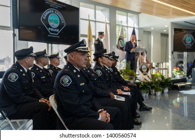 Camden, NJ / USA - May 15 2019: Camden Metro Police Annual Award Ceremony At American Water Headquarters