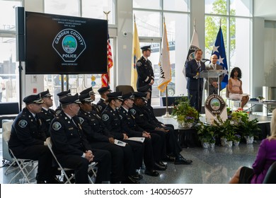 Camden, NJ / USA - May 15 2019: Camden Metro Police Annual Award Ceremony At American Water Headquarters