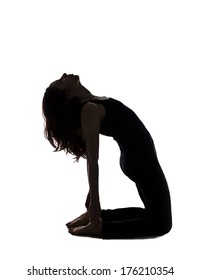 Camel Pose In Yoga (Series With The Same Model Available)