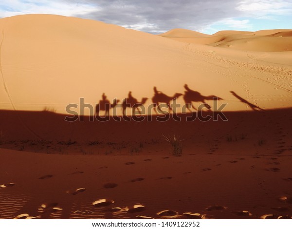 Camel Ride Middle Desert You Feel Stock Photo Edit Now 1409122952