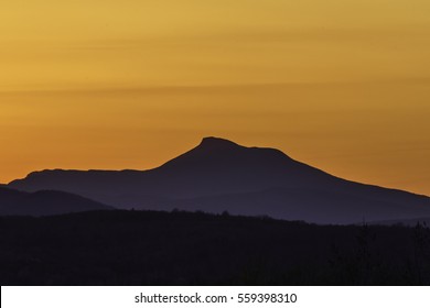 Camels Hump In The Vermont Sunset