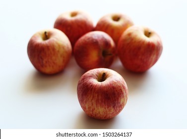 Cameo Apples Isolated On White Background