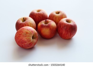 Cameo Apples Isolated On White Background