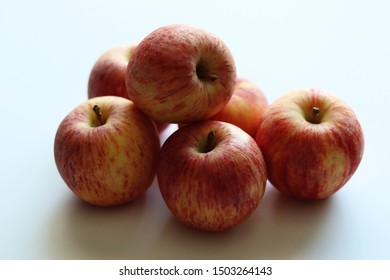 Cameo Apples Isolated On White Background