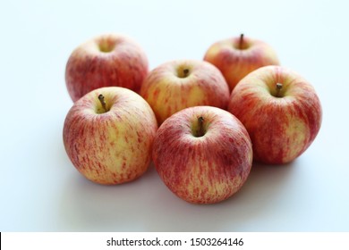 Cameo Apples Isolated On White Background