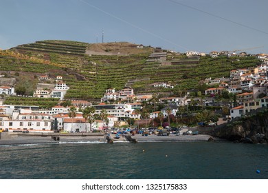 Camera De Lobos, Madeira/ Portugal- 04.02.2019. View Of The Port.