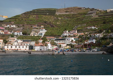 Camera De Lobos, Madeira/ Portugal- 04.02.2019. View Of The Port.