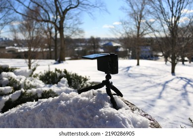 Camera Filming A Camera Landscape