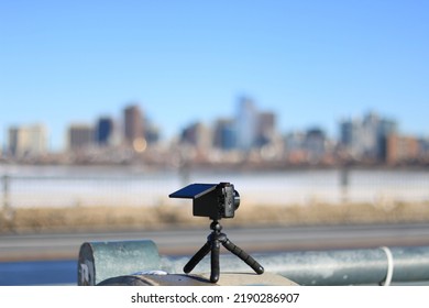 Camera Filming A Camera Landscape