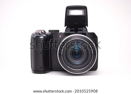 camera front view on a white background