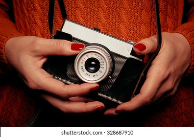 camera in hand