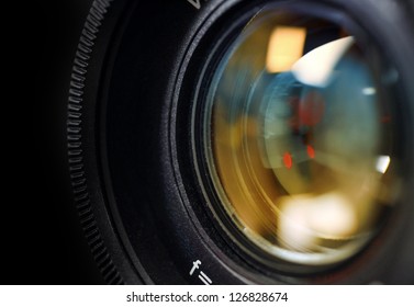 Camera Lens Close Up