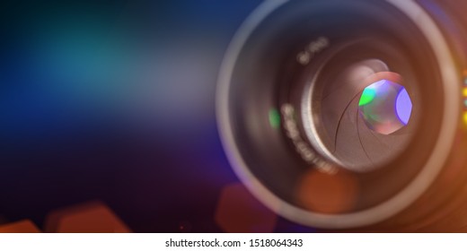 Camera Lens Lense Reflections Macro Shot Stock Photo (Edit Now) 1518064343