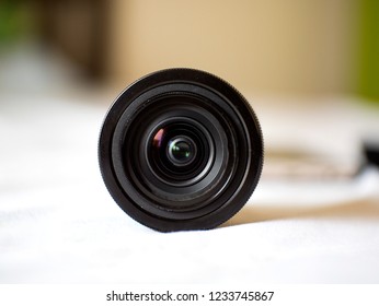 Camera Lens Put on the table