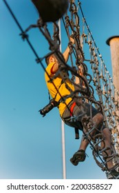 Camera Man Making His Way Forward To Capture The Next Shot For The Photo Shoot In The Adventure Park