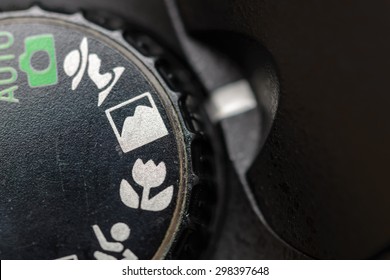 Camera mode dial Landscape mode