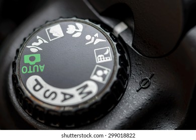 Camera Mode Dial Sports Mode Stock Photo 299018822 