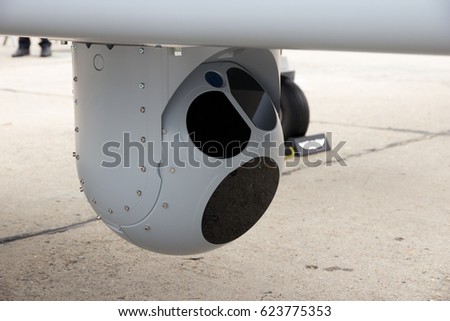 Camera mounted on a UAV drone