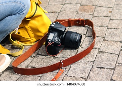 the camera is on the ground