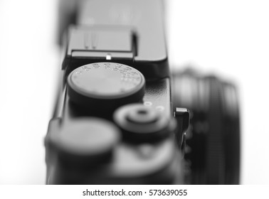 camera on white background