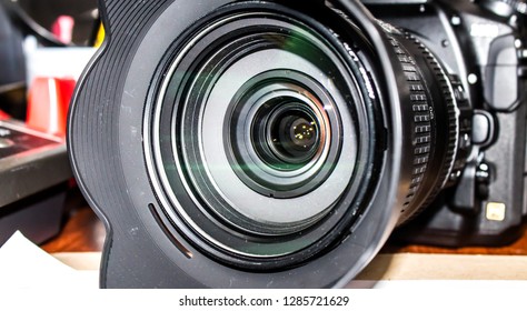 Camera placed on the table