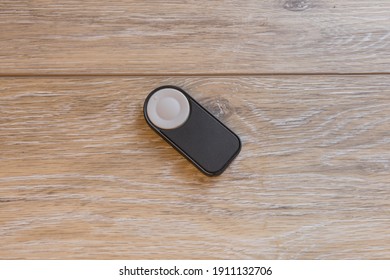 Camera remote control close up. DSLR, mirrorless cameras.