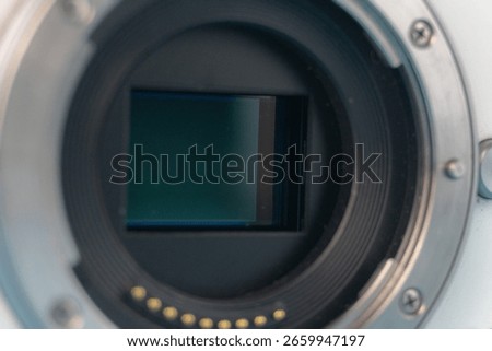 Camera Sensors Eye Electronic Precision CloseUp.
