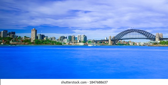 balmain view of harbour bridge