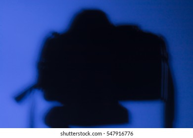 camera silhouette a shadow