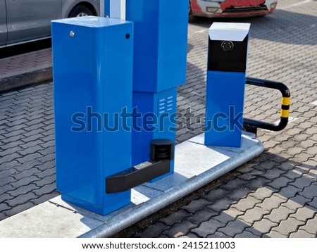 camera system makes it possible to recognize vehicle license plates with high accuracy in real time. The vehicle will arrive at barrier and it will roll up if vehicle number plate has paid fee
