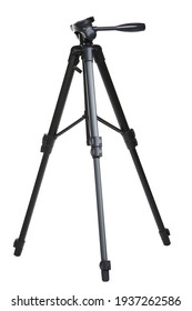 Camera Tripod Isolated On White Background