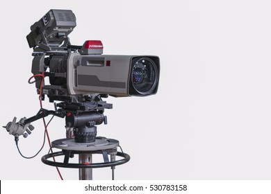 A Camera In A Tv Production