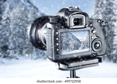 camera and winter time 
