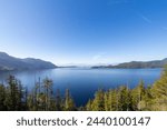 Cameron lake is a serene and picturesque destination nestled amidst the lush forests of the island offering a tranquil setting for relaxation, Vancouver island, BC