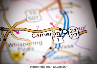 Cameron North Carolina Map Cameron North Carolina Usa On Map Stock Photo 1203687004 | Shutterstock