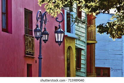 Caminito Street at Buenos Aires Argentina - Shutterstock ID 715989040
