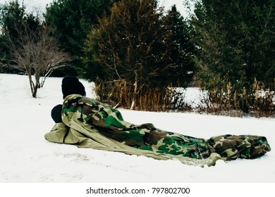 Camoflage Survival Bivy