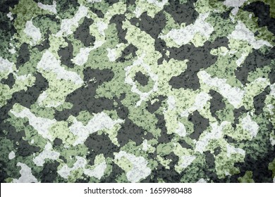 Camoflauge Green ,blackand  White Color Pattern Abstract Grunge Background