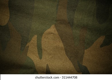 Camouflage pattern background or texture