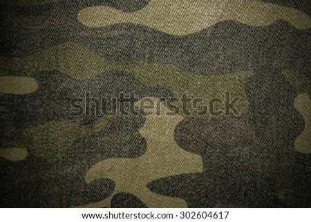 Camouflage pattern background or texture