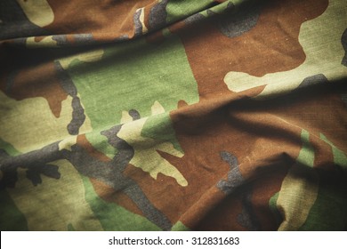 Camouflage Pattern - Part Of Army Suit  