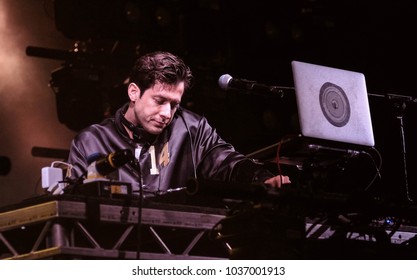 Camp Bestival - 28th July, 2017: British DJ And Producer Mark Ronson Performing At Camp Bestival, Lulworth, Dorset 28 July 2017, UK