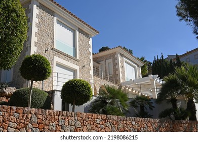 Camp de Mar, Spain - April 7, 2022: Expensive holiday property in Mallorca - Shutterstock ID 2198086215