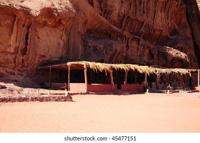 camp in a desert
